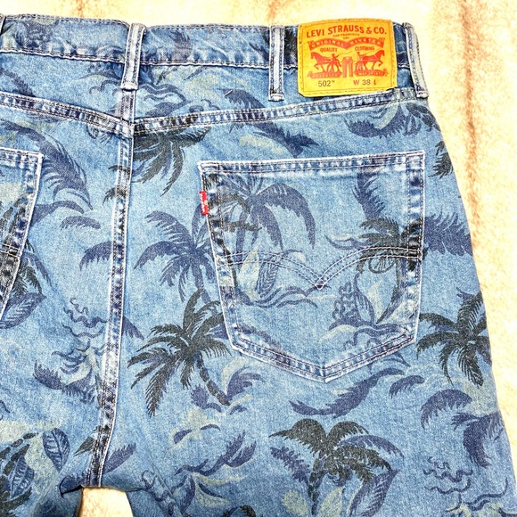 Jean shorts Unisex printed Jean Levi Strauss 502 - Picture 8 of 10
